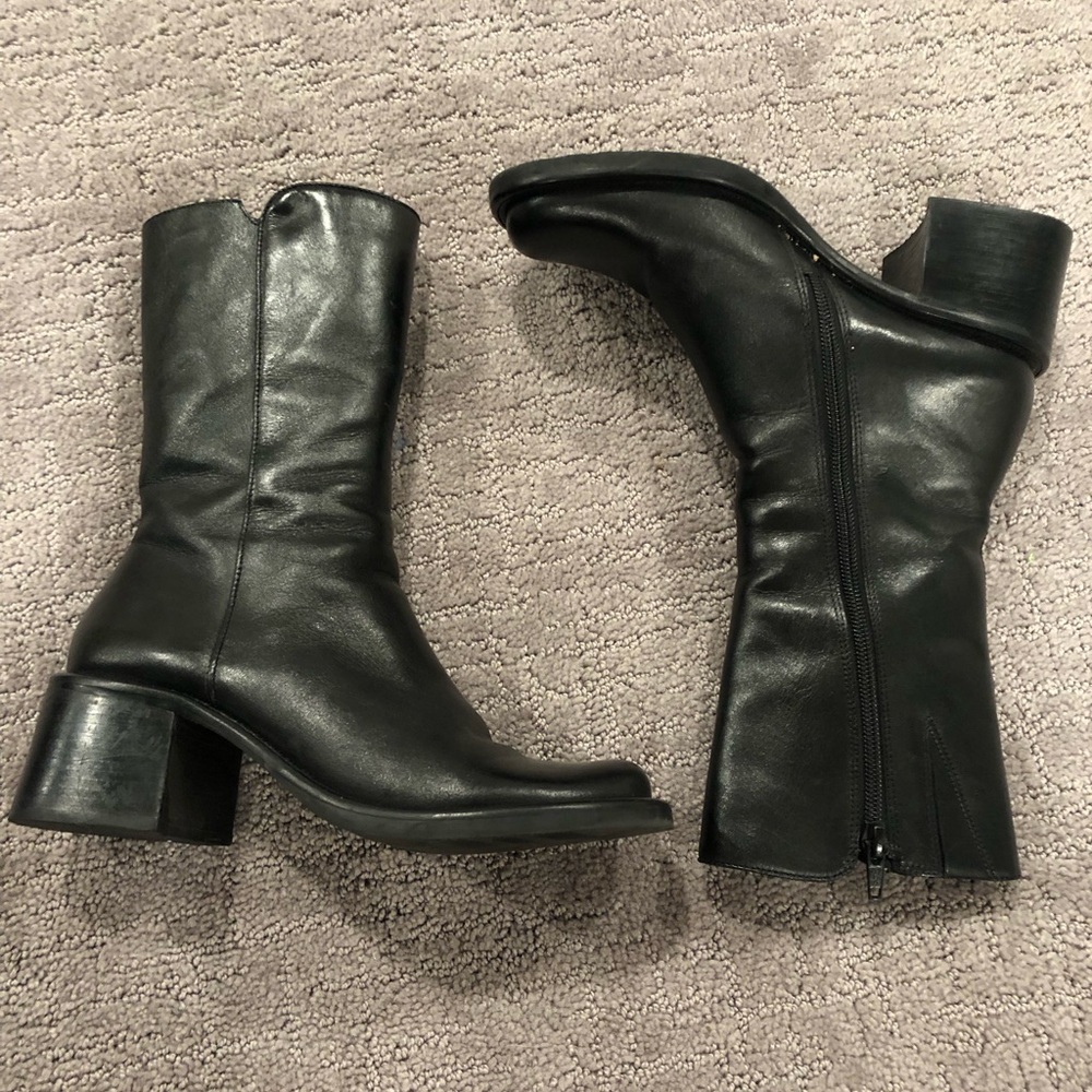 Women’s 5.5 Leather Heeled Boots